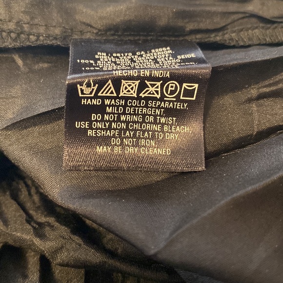 ANTHROPOLOGIE Maeve silk smocked maxi dress, in black, XS - Picture 8 of 9